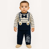 3D bear Baby boy dress Full sleeves round neck | Full suit