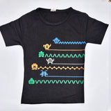 Cute robo printed half sleeves T shirt with shorts | Full suit