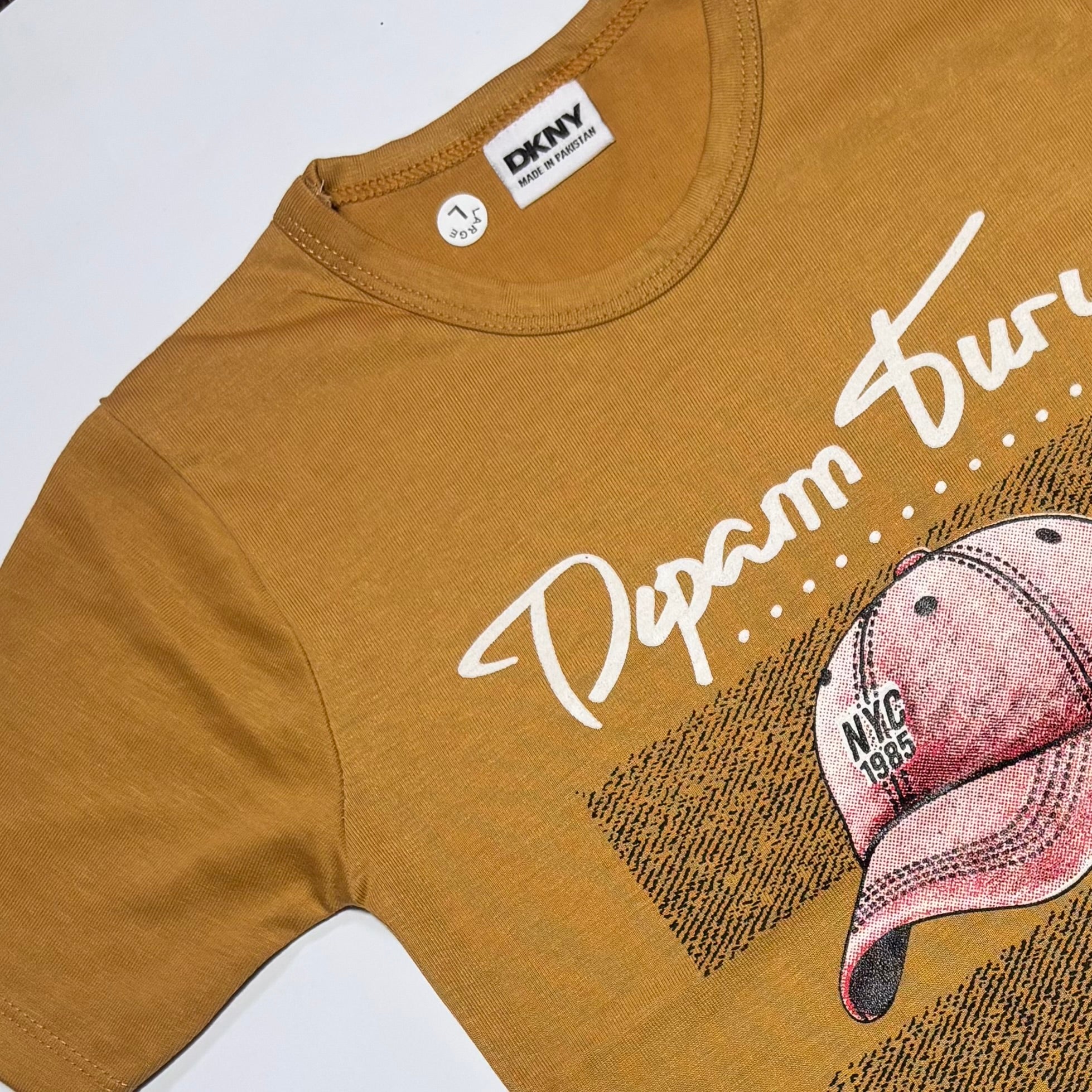 Half sleeves T shirt and shorts Brown printed  | Full suit