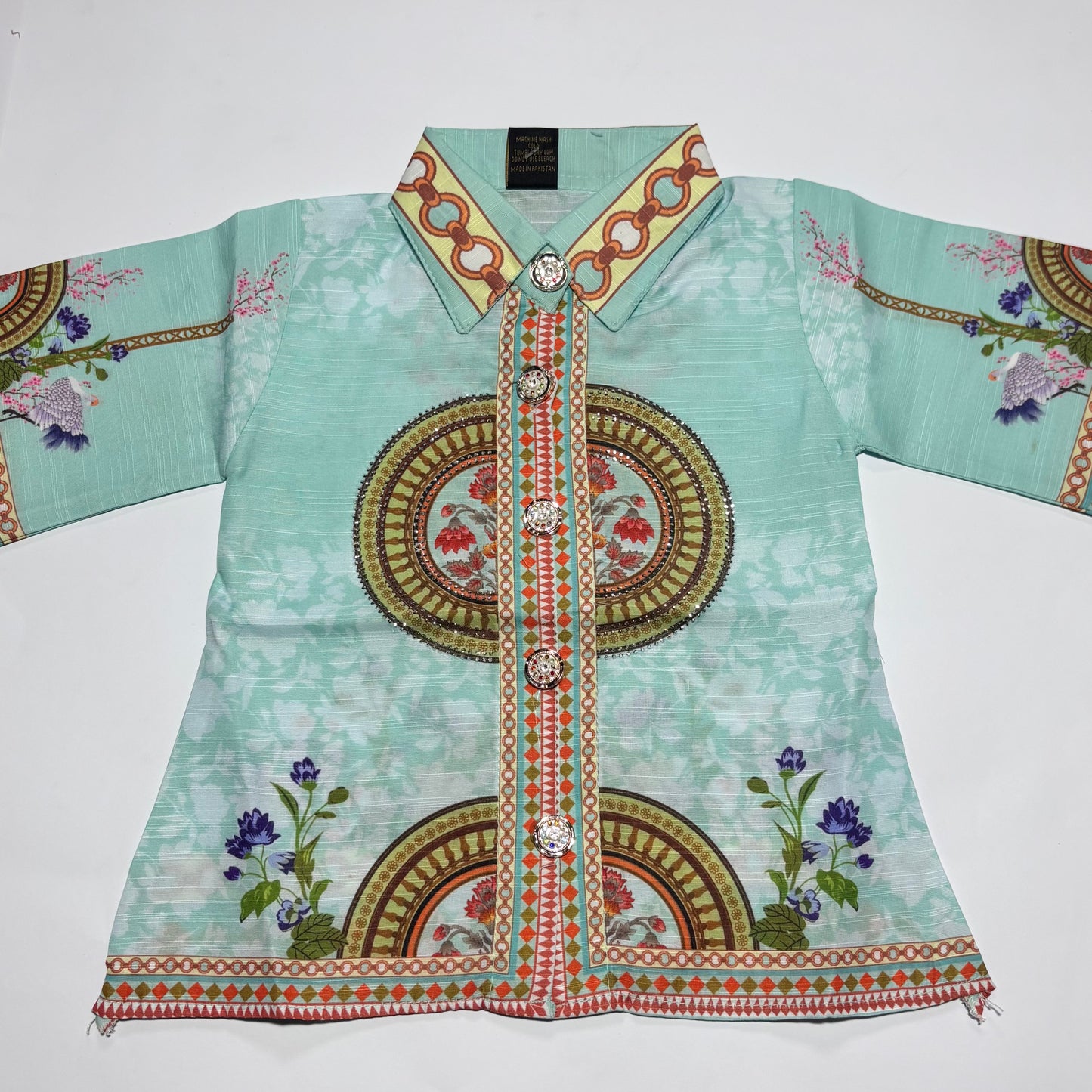 Eastern wear | kurti with plazo and necklace 2pc suit