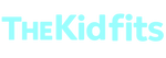 Light blue 'The Kidfits' logo on a white background