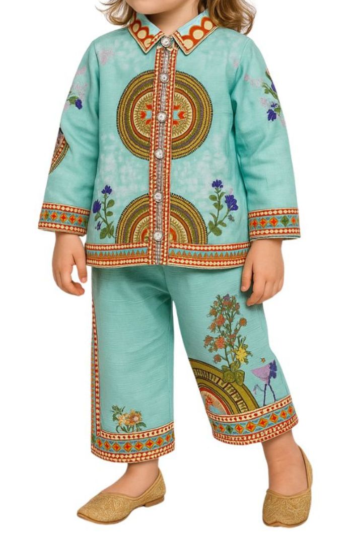 Kurti with plazo pant | Eastern wear