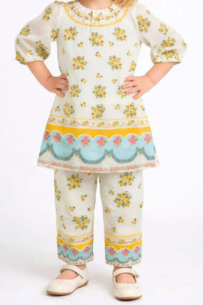 Floral Pastel Kurti Shalwar