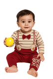 3D bear Baby boy dress Full sleeves round neck | Full suit