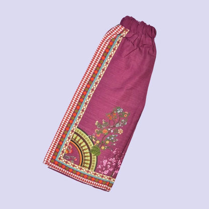 Kurti with plazo pant and necklace | Eastern wear