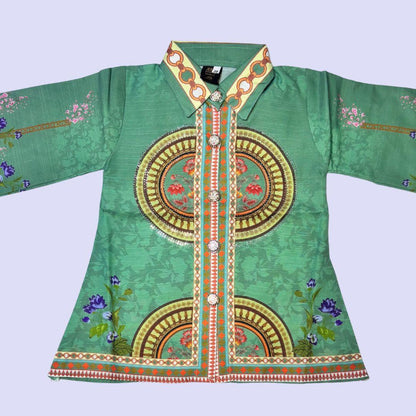 Kurti with plazo pant and necklace | Eastern wear