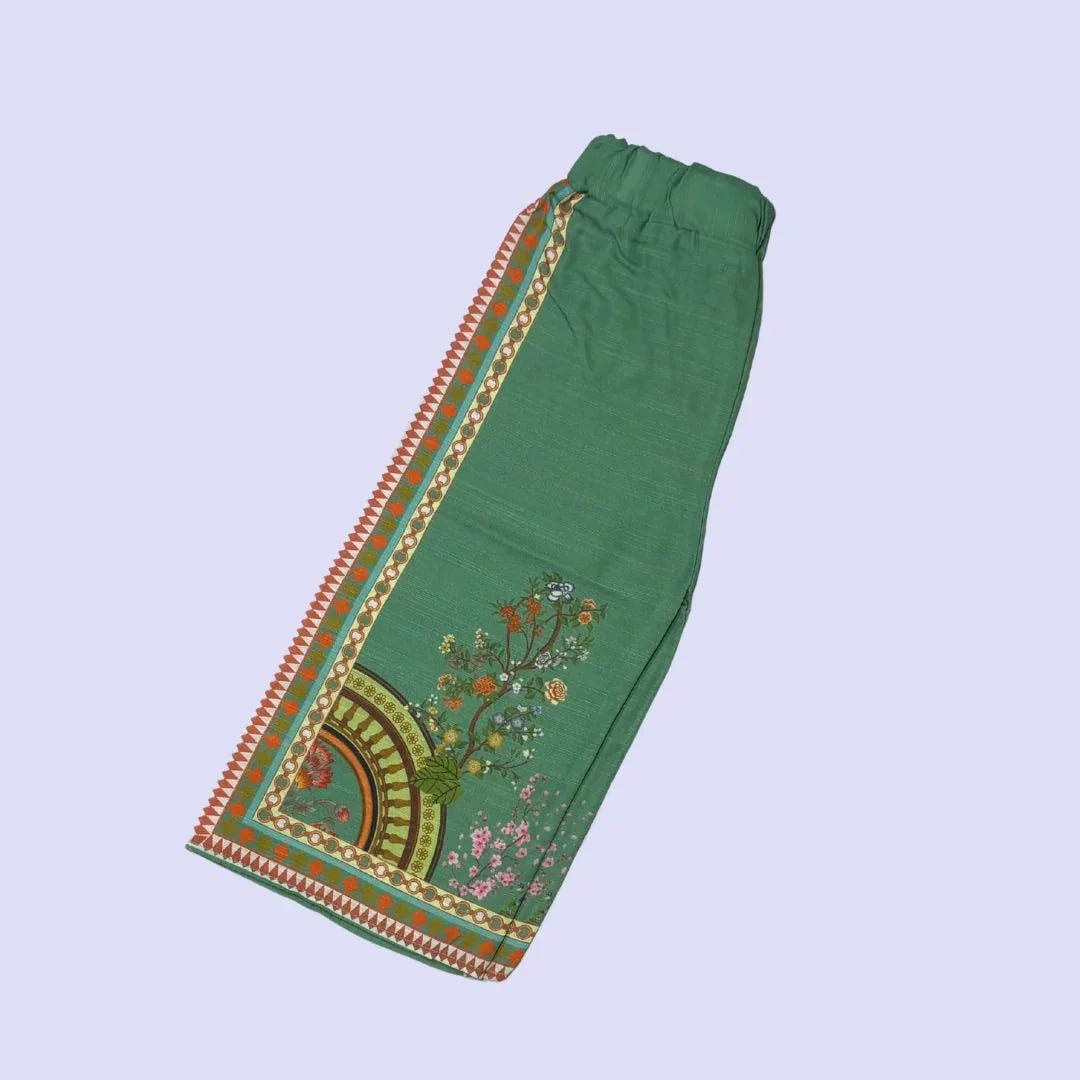 Kurti with plazo pant and necklace | Eastern wear