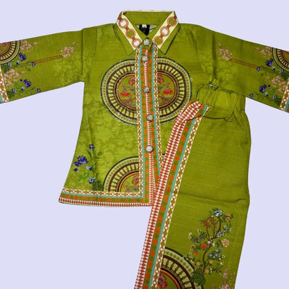 Kurti with plazo pant and necklace | Eastern wear