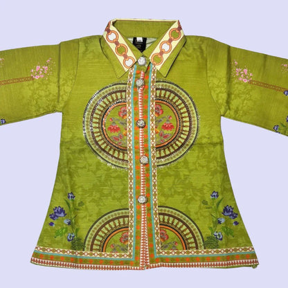 Kurti with plazo pant and necklace | Eastern wear
