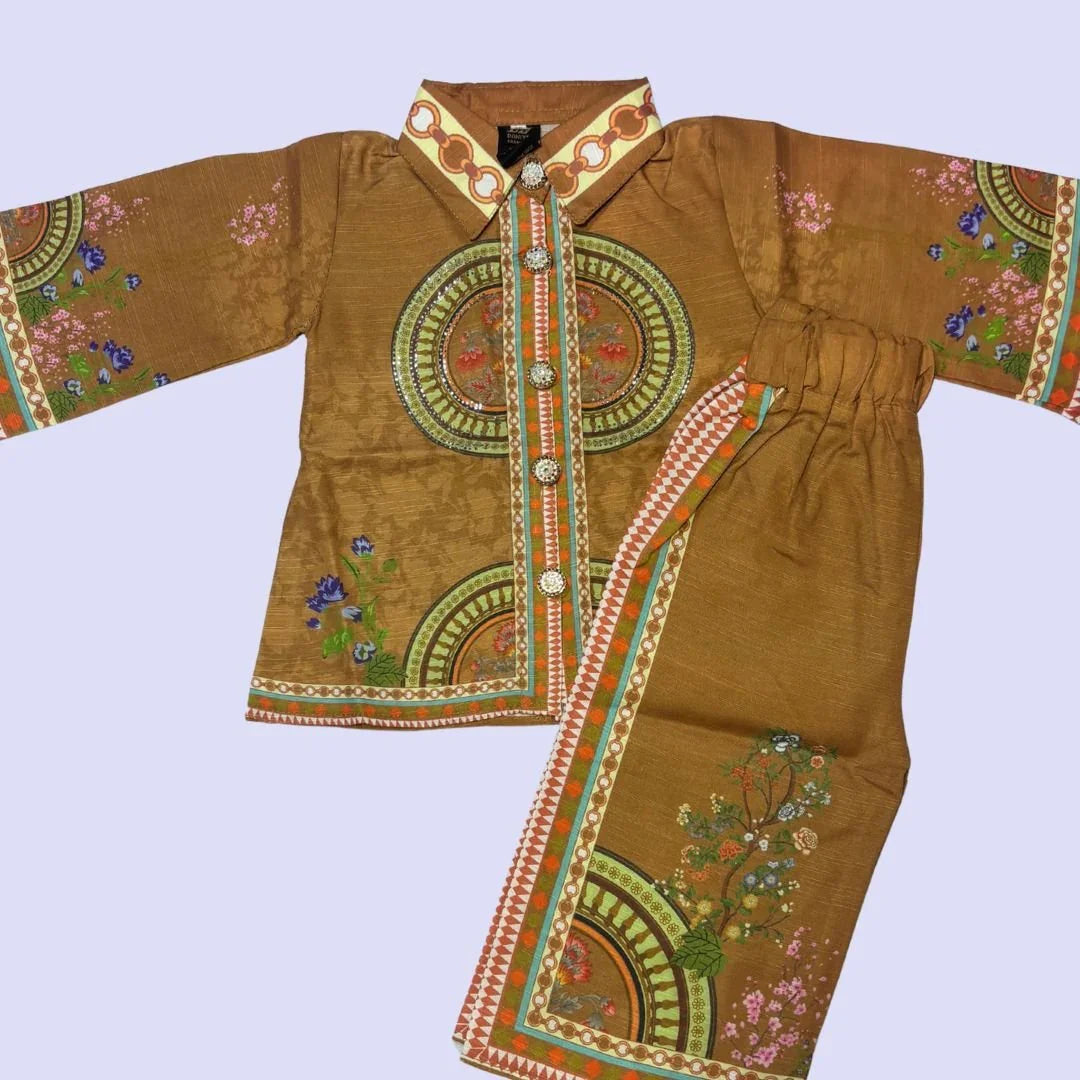 Kurti with plazo pant and necklace | Eastern wear