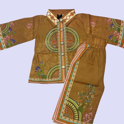 Kurti with plazo pant and necklace | Eastern wear