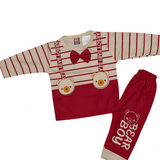 3D bear Baby boy dress Full sleeves round neck | Full suit
