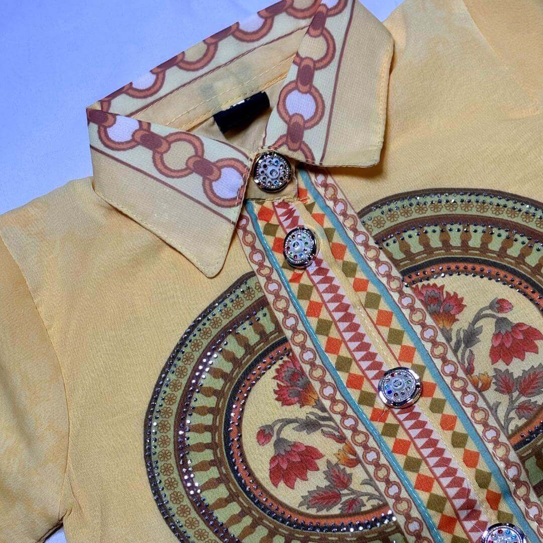 Kurti with plazo pant and necklace | Eastern wear