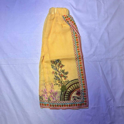 Kurti with plazo pant and necklace | Eastern wear