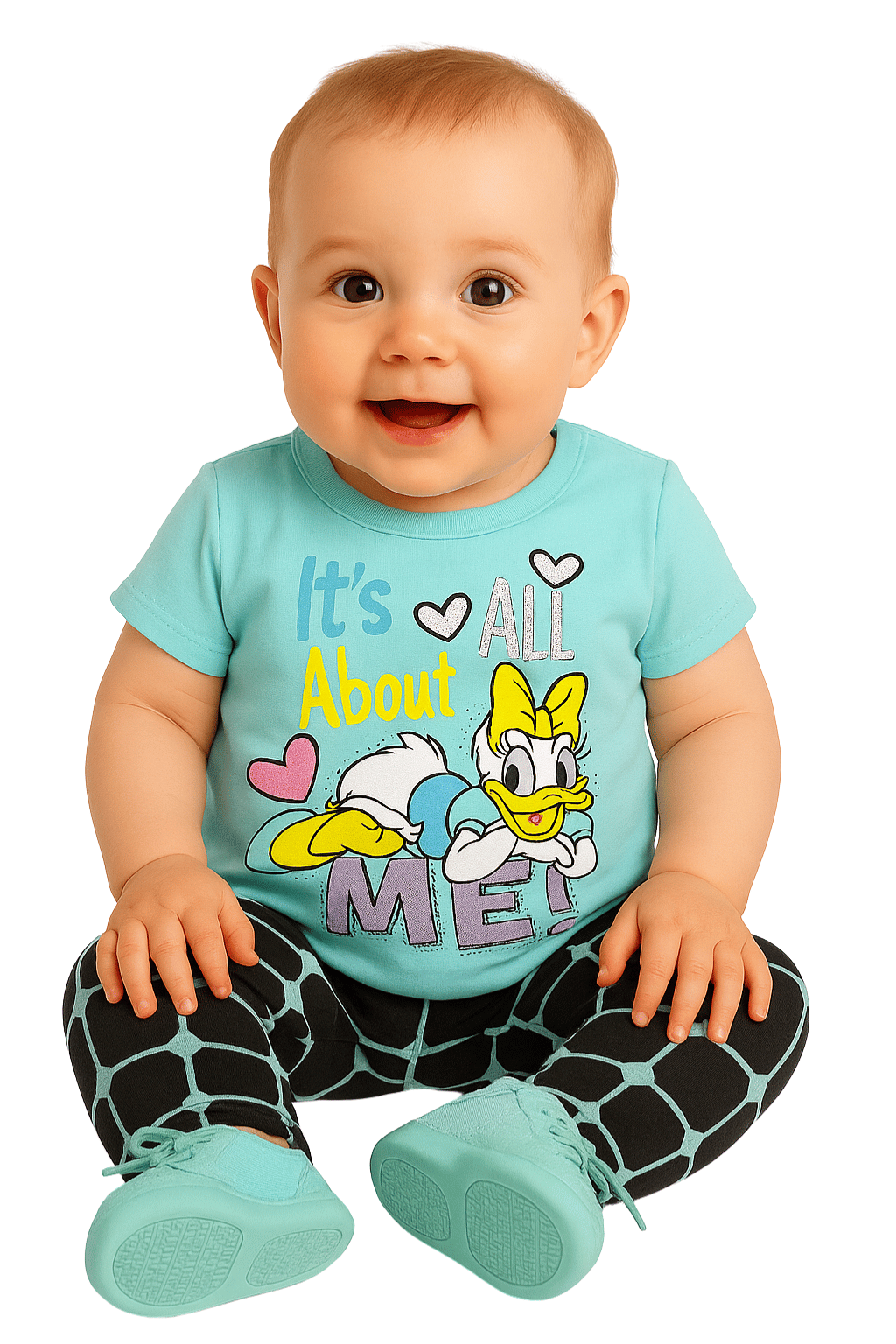 cute baby girl half sleeves with trousers | full suit