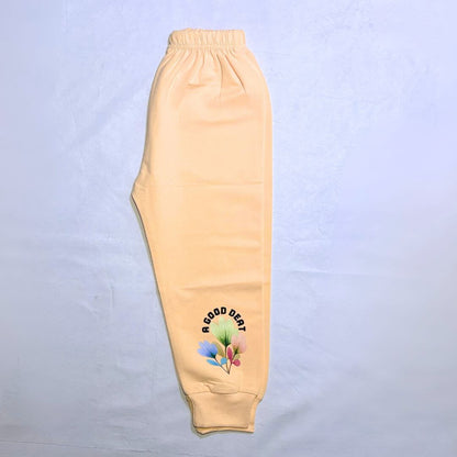 Printed barbie kids winter Full sleeves T shirt and trousers