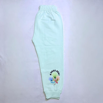 Printed barbie kids winter Full sleeves T shirt and trousers