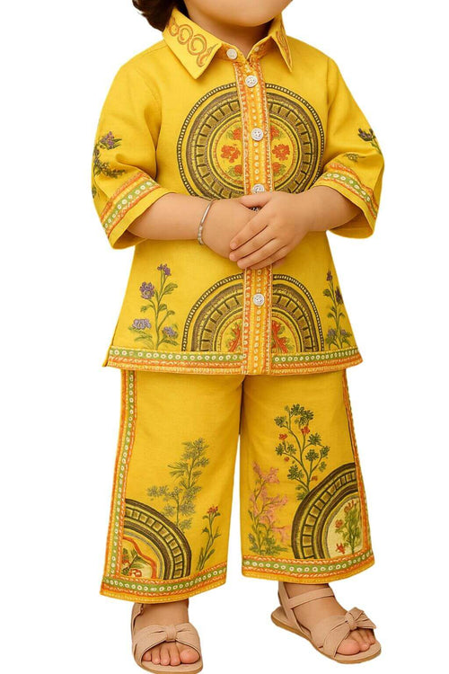 Kurti with plazo pant and necklace | Eastern wear